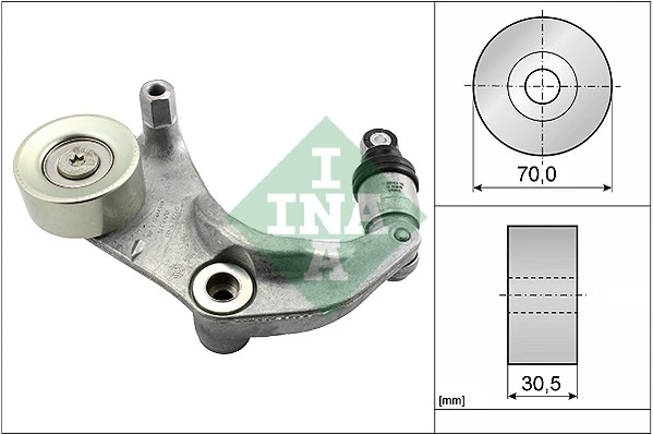 Belt Tensioner, V-ribbed belt